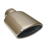 Cola de escape ovalada 125x73mm