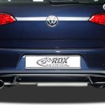Añadidos de paragolpes trasero RDX Racedesign para VW Golf MK7