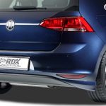Añadidos de paragolpes trasero RDX Racedesign para VW Golf MK7
