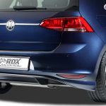 Añadidos de paragolpes trasero RDX Racedesign para VW Golf MK7