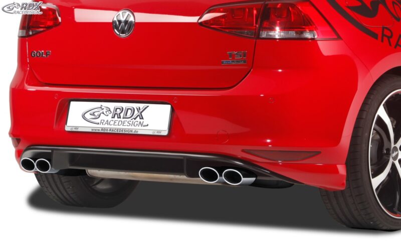Difusor trasero + añadidos laterales RDX Racedesign R Look para VW Golf MK7