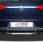 Difusor trasero + añadidos laterales RDX Racedesign R Look para VW Golf MK7