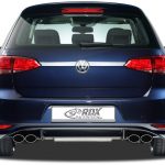 Difusor trasero + añadidos laterales RDX Racedesign R Look para VW Golf MK7