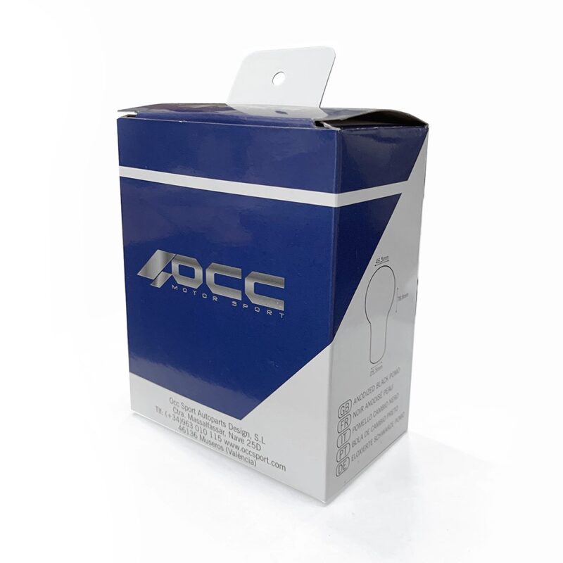 POMO de cambio OCCSPORT NEGRO ANODIZADO