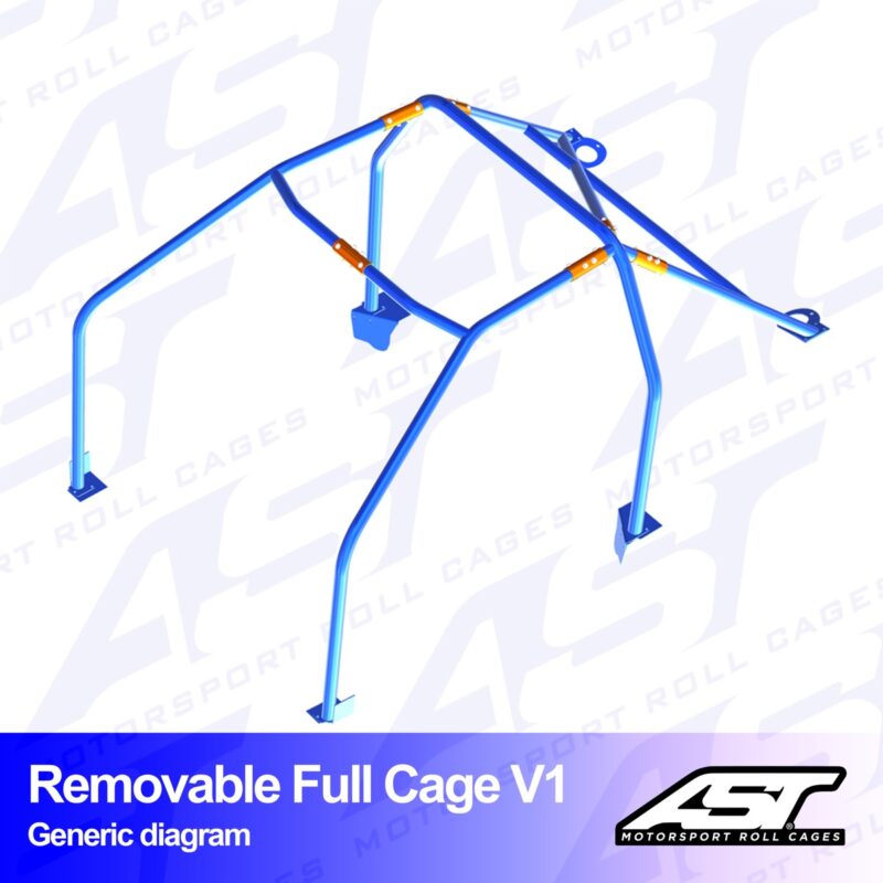 Arco de Seguridad BMW (E46) 3-Series 5-door Touring RWD REMOVABLE FULL CAGE V1