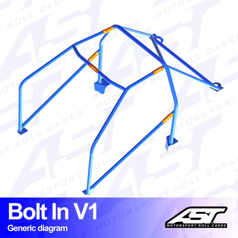 Arco de Seguridad BMW (E46) 3-Series 5-door Touring RWD BOLT IN V1