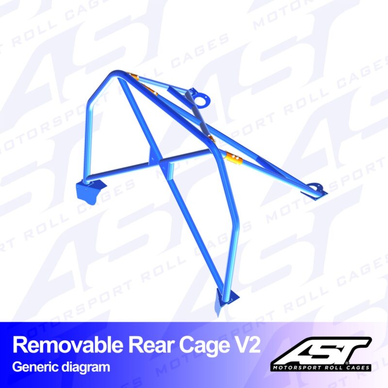 Arco Trasero PEUGEOT 208 (1gen) 3-doors Hatchback REMOVABLE REAR CAGE V2