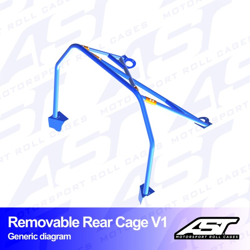 Arco Trasero VW Jetta (MK1) 4-door Sedan REMOVABLE REAR CAGE V1