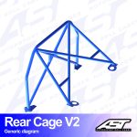 Arco Trasero VOLKSWAGEN Jetta (Mk2) 2-door Coupe REAR CAGE V2