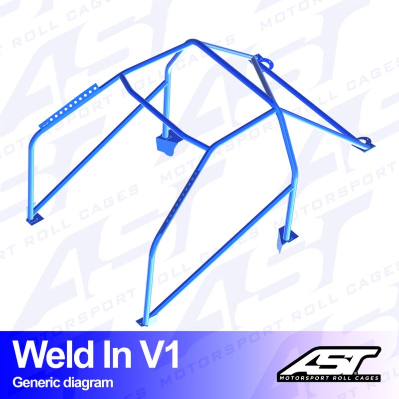Arco de Seguridad VOLKSWAGEN Jetta (Mk2) 2-door Coupe WELD IN V1
