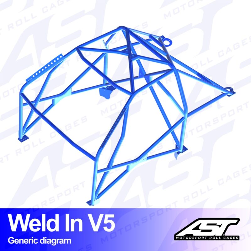 Arco de Seguridad VOLKSWAGEN Jetta (Mk2) 2-door Coupe WELD IN V5
