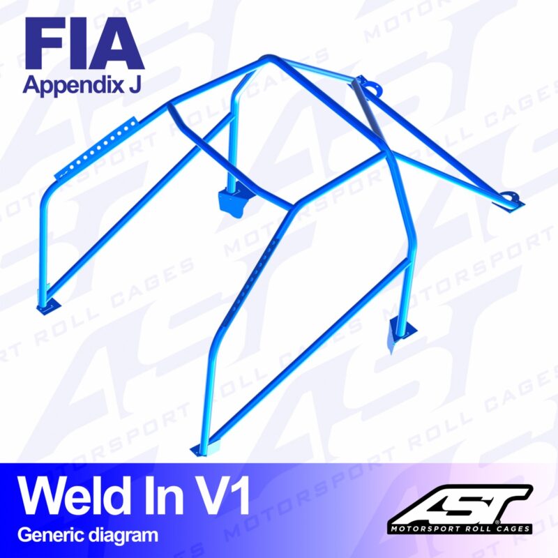 Arco de Seguridad VOLKSWAGEN Vento (Mk3) 4-door Sedan WELD IN V1