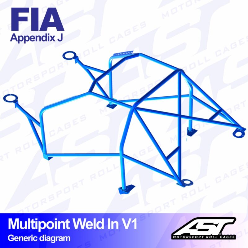 Arco de Seguridad VOLKSWAGEN Vento (Mk3) 4-door Sedan MULTIPOINT WELD IN V1