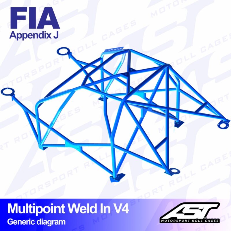 Arco de Seguridad VOLKSWAGEN Vento (Mk3) 4-door Sedan MULTIPOINT WELD IN V4