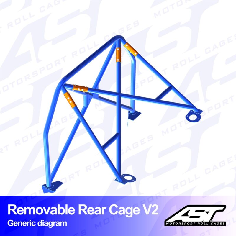 Arco Trasero SEAT Leon (5F) 5-door Hatchback REMOVABLE REAR CAGE V2