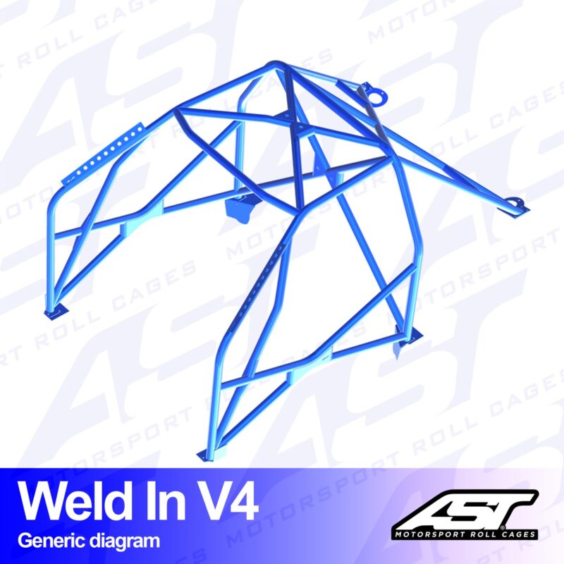 Arco de Seguridad SEAT Leon (5F) 5-door Hatchback WELD IN V4
