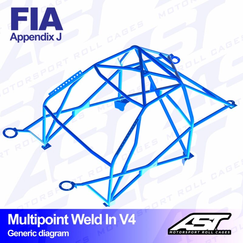 Arco de Seguridad VW Golf (Mk3) 5-door Hatchback MULTIPOINT WELD IN V4