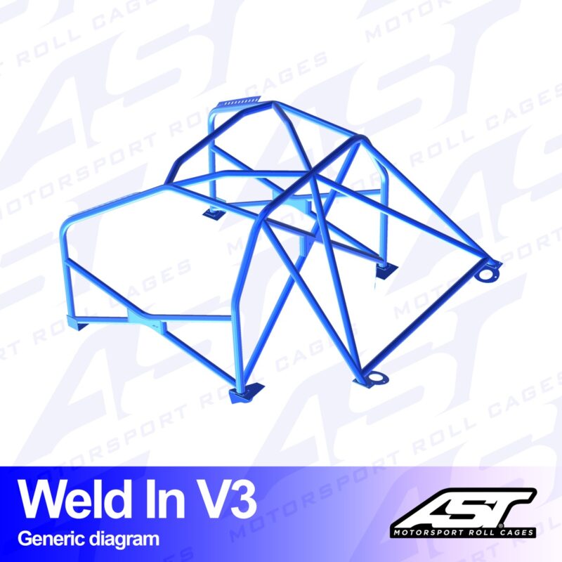 Arco de Seguridad BMW (E46) 3-Series 5-door Touring RWD WELD IN V3
