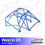 Arco de Seguridad BMW (E46) 3-Series 5-door Touring RWD WELD IN V5