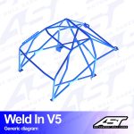 Arco de Seguridad BMW (E46) 3-Series 5-door Touring RWD WELD IN V5