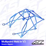 Arco de Seguridad BMW (E46) 3-Series 5-door Touring RWD MULTIPOINT WELD IN V3
