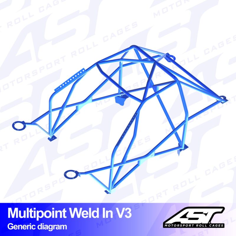 Arco de Seguridad BMW (E46) 3-Series 5-door Touring RWD MULTIPOINT WELD IN V3