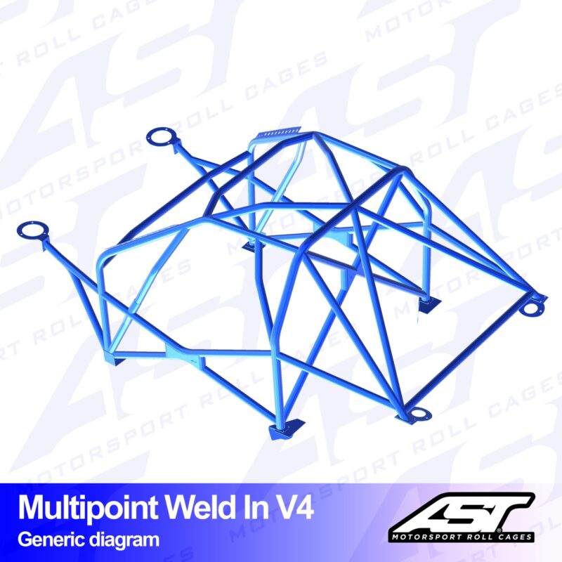 Arco de Seguridad BMW (E46) 3-Series 5-door Touring RWD MULTIPOINT WELD IN V4