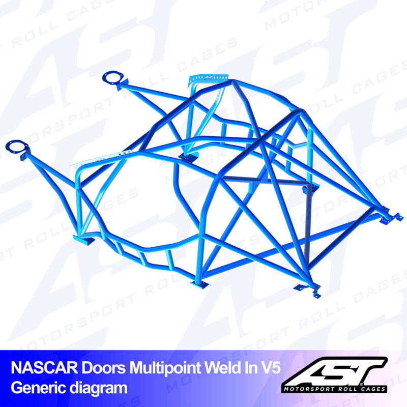 Arco de Seguridad BMW (E46) 3-Series 5-door Touring RWD MULTIPOINT WELD IN V5 NASCAR-door para drift
