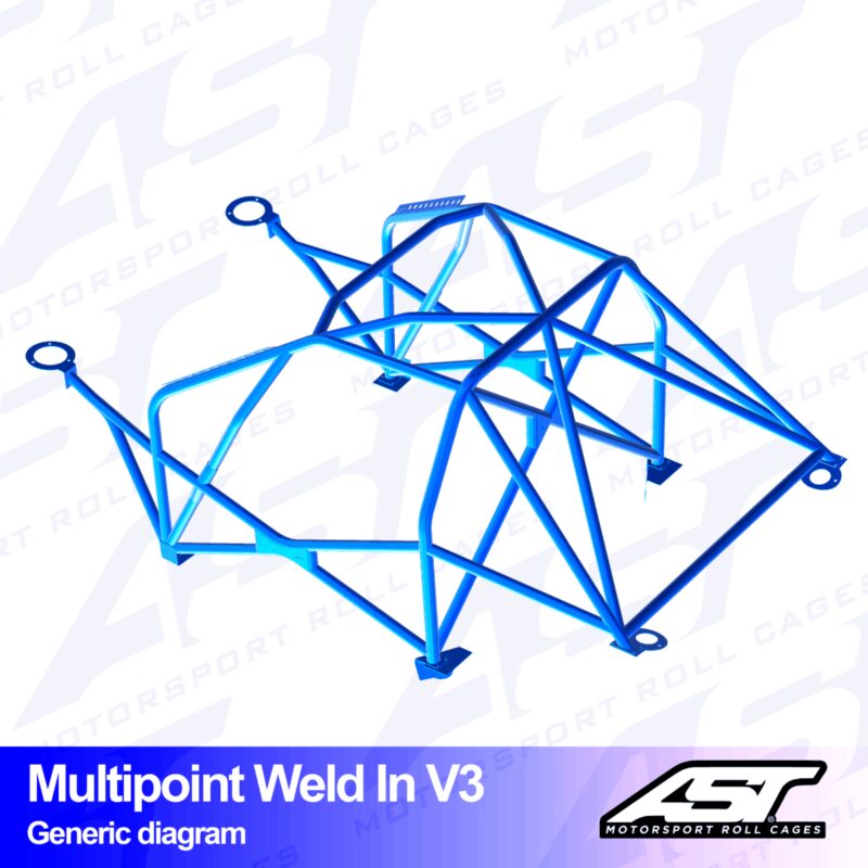 Arco de Seguridad NISSAN Micra (K11) 5-door Hatchback MULTIPOINT WELD IN V3
