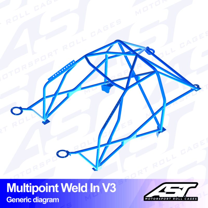 Arco de Seguridad NISSAN Micra (K11) 5-door Hatchback MULTIPOINT WELD IN V3