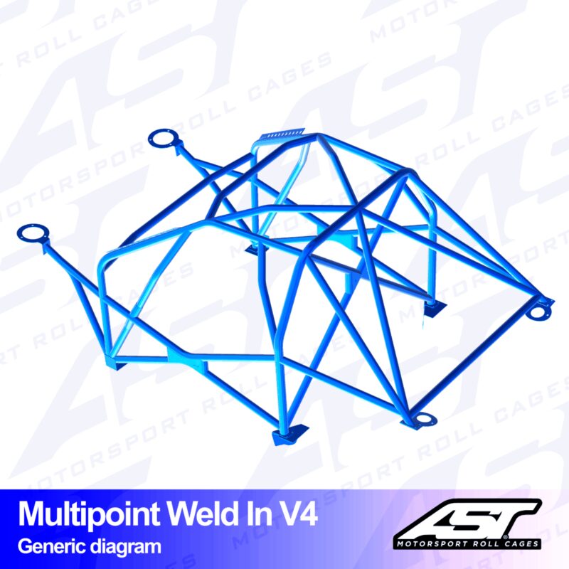 Arco de Seguridad CITROËN AX (Phase 1/2) 5-door Hatchback MULTIPOINT WELD IN V4