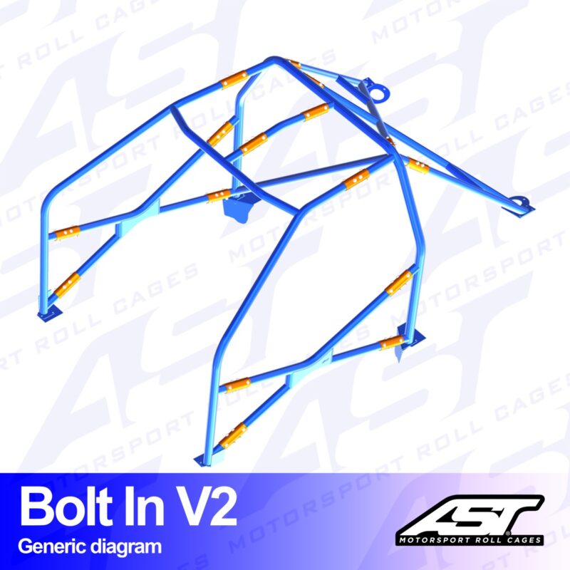 Arco de Seguridad BMW (E46) 3-Series 5-door Touring RWD BOLT IN V2