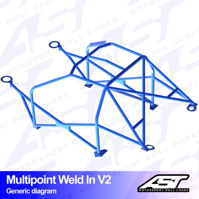 Arco de Seguridad BMW (E46) 3-Series 5-door Touring RWD MULTIPOINT WELD IN V2
