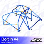 Arco de Seguridad SEAT Leon (5F) 5-door Hatchback BOLT IN V4