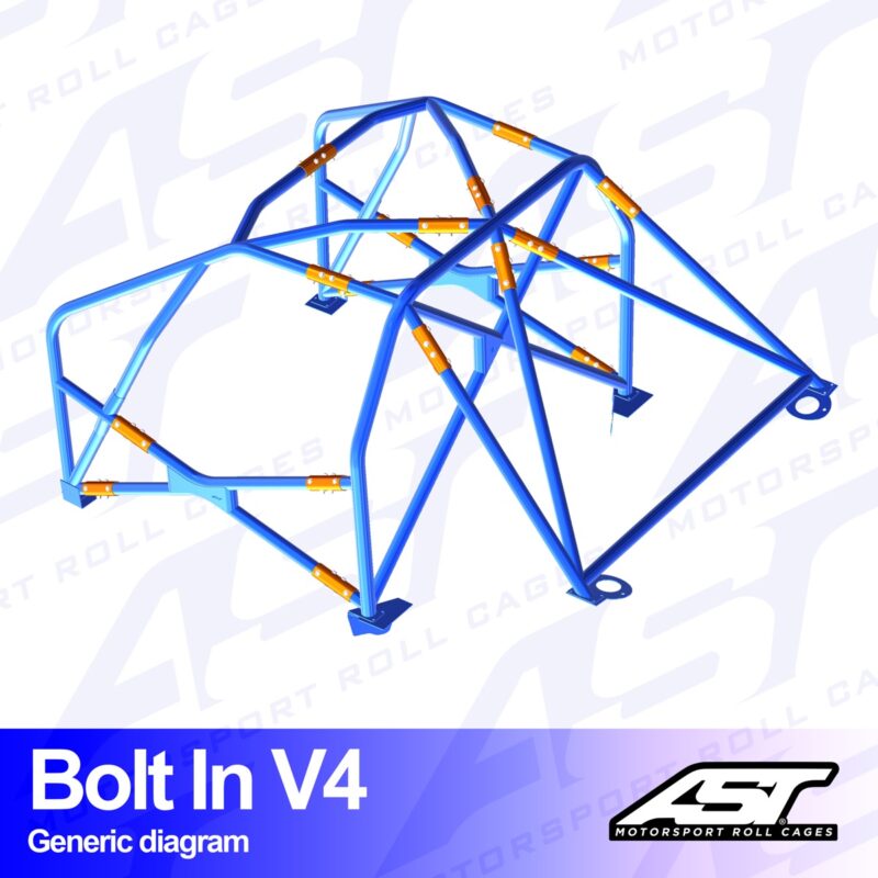 Arco de Seguridad SEAT Leon (5F) 5-door Hatchback BOLT IN V4