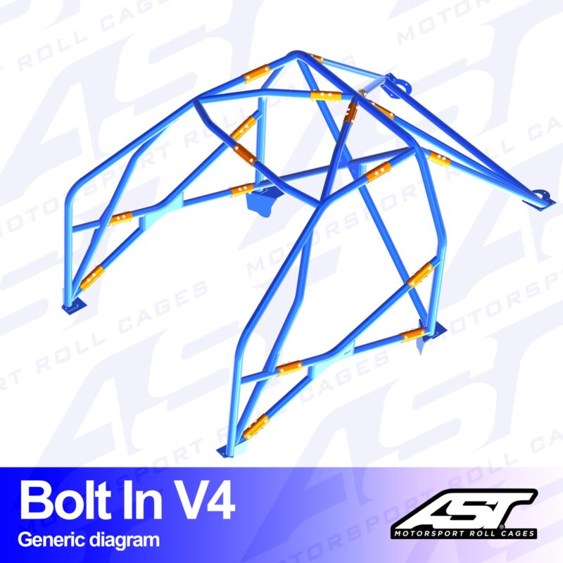 Arco de Seguridad SEAT Leon (5F) 5-door Hatchback BOLT IN V4