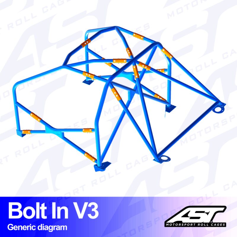 Arco de Seguridad BMW (E46) 3-Series 5-door Touring RWD BOLT IN V3
