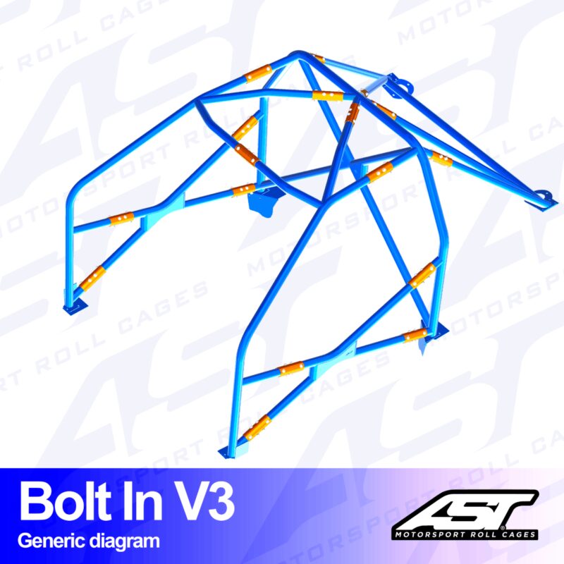 Arco de Seguridad BMW (E46) 3-Series 5-door Touring RWD BOLT IN V3