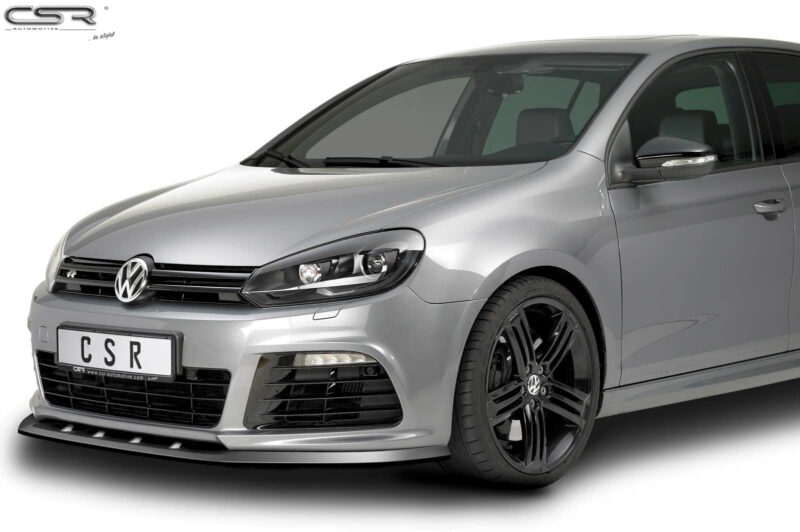 Lip delantero CSR Automotive para VW Golf 6 R CSL002 Negro Mate 2