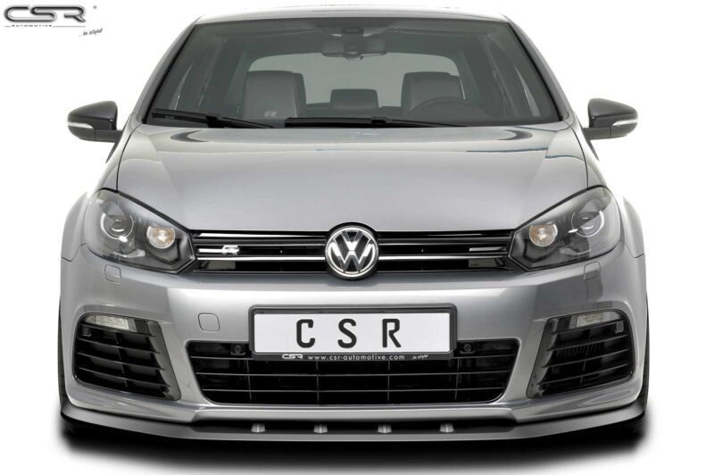 Lip delantero CSR Automotive para VW Golf 6 R CSL002 Negro Mate 3