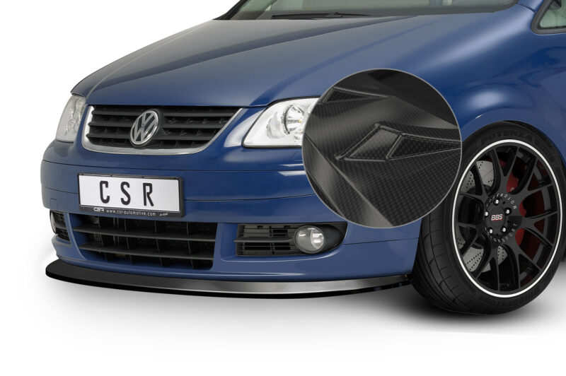 Lip delantero CSR Automotive  para VW Touran I (Typ 1T) CSL005 Carbon Look 1