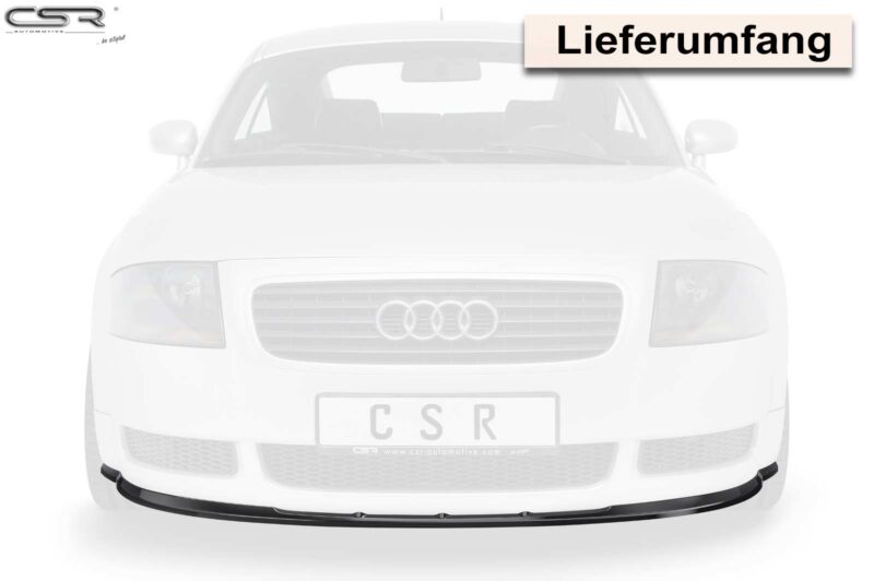 Lip delantero CSR Automotive para Audi TT 8N CSL011 Negro Mate 5