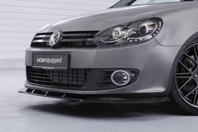 Lip delantero CSR Automotive para VW Golf 6 CSL035 Negro Mate 2