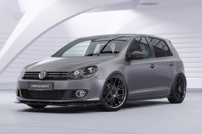 Lip delantero CSR Automotive para VW Golf 6 CSL035 Negro Mate 4