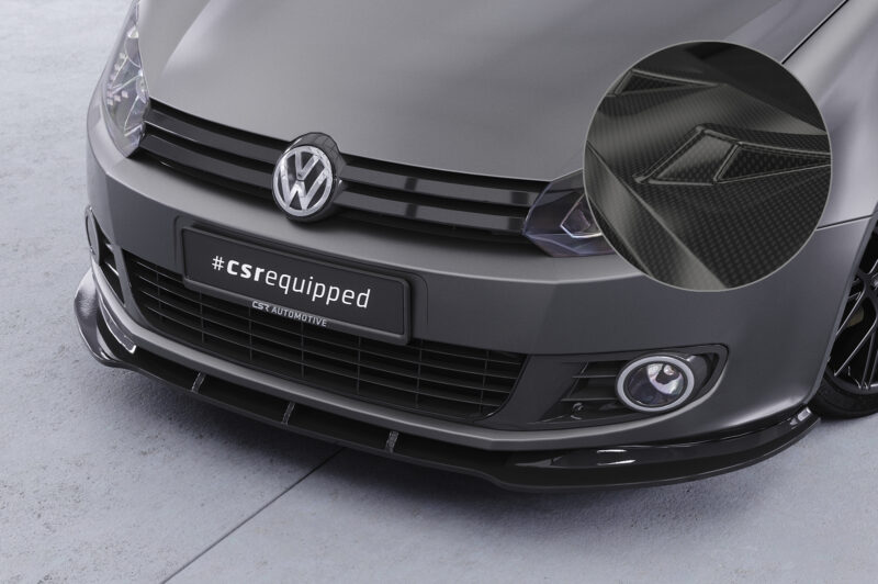 Lip delantero CSR Automotive para VW Golf 6 CSL035 Carbon Look 1