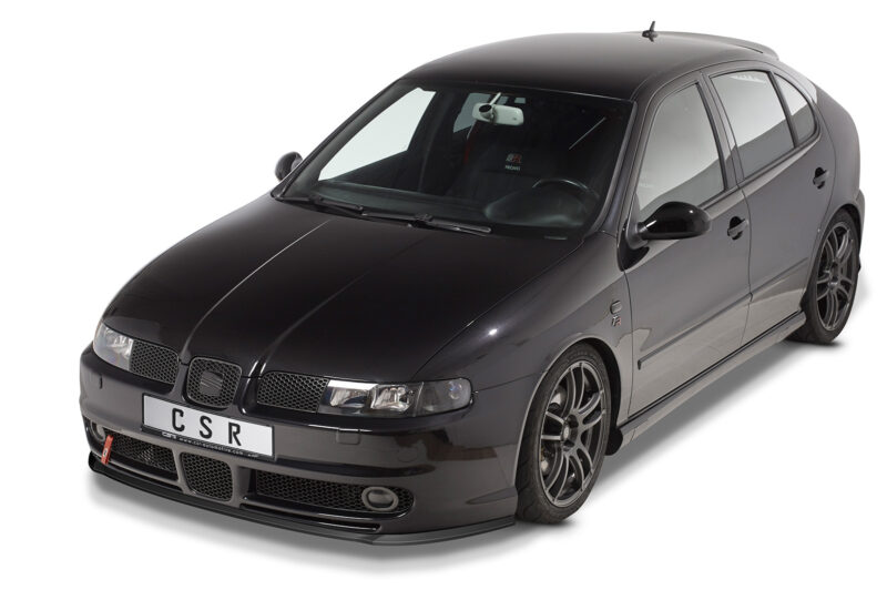 Lip delantero CSR Automotive para Seat Leon 1 (1M) Cupra/Sport/FR CSL052 Negro Mate 3