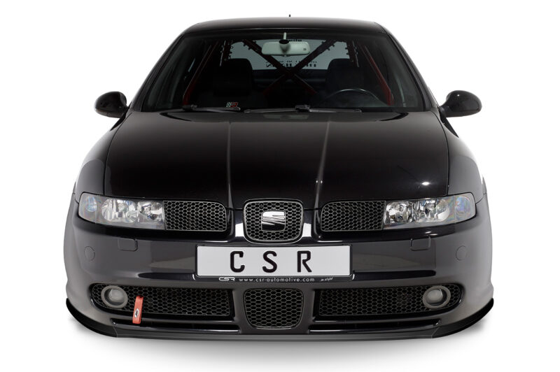 Lip delantero CSR Automotive para Seat Leon 1 (1M) Cupra/Sport/FR CSL052 Negro Mate 4