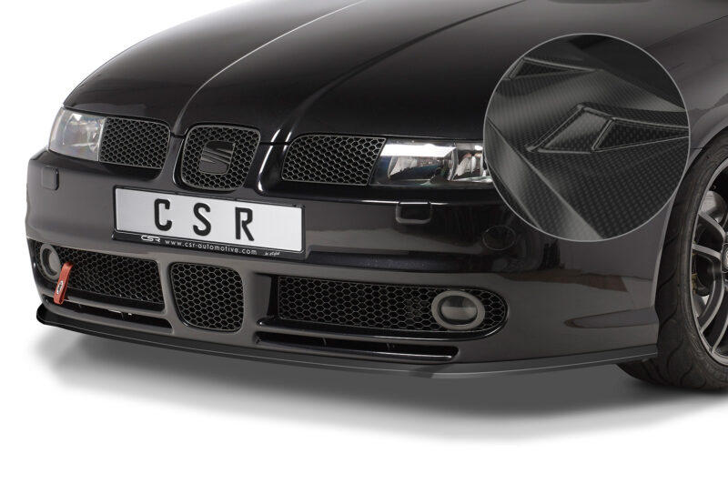 Lip delantero CSR Automotive para Seat Leon 1 (1M) Cupra/Sport/FR CSL052 Carbon Look 1