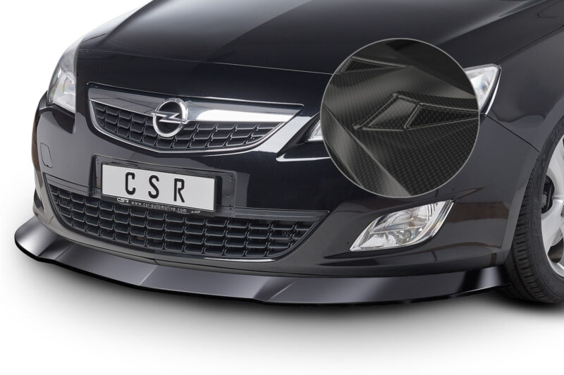Lip delantero CSR Automotive para Opel Astra J CSL064 Carbon Look 1