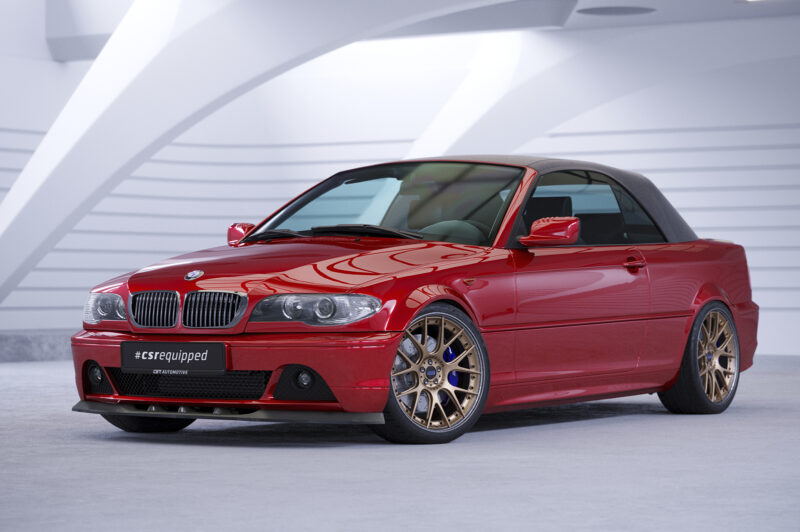 Lip delantero CSR Automotive para BMW Serie 3 E46 Coupé / Cabrio CSL073 Negro Mate 3